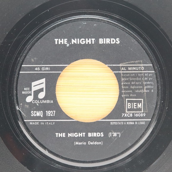 THE‎ NIGHT BIRDS - LA STRADA BIANCA / THE NIGHT BIRDS - ROCK 45 COLUMBIA IMPORT